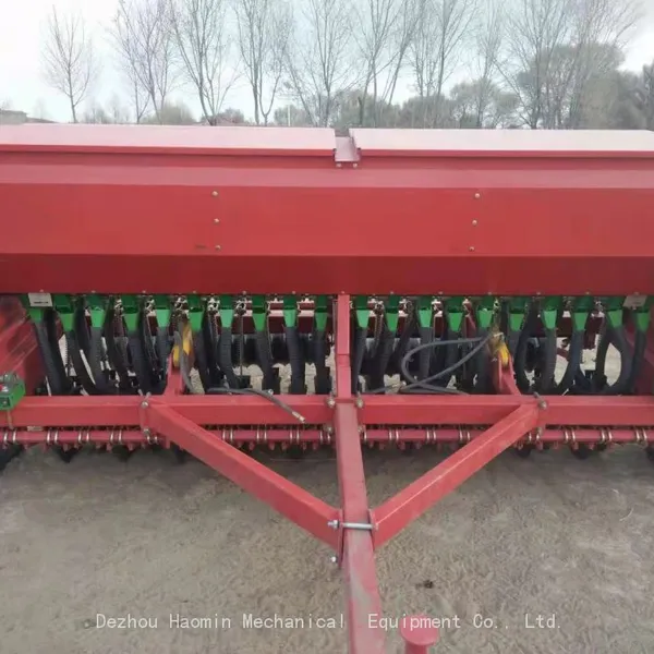 Agricultural Machinery Hydraulic Control 20 Rows Wheat Rice Seeder and Fertilizer Applicator photo-3