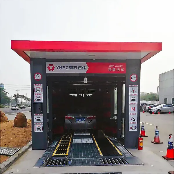 Double Track Tunnel Type Nine Brush Car Washing Machine
