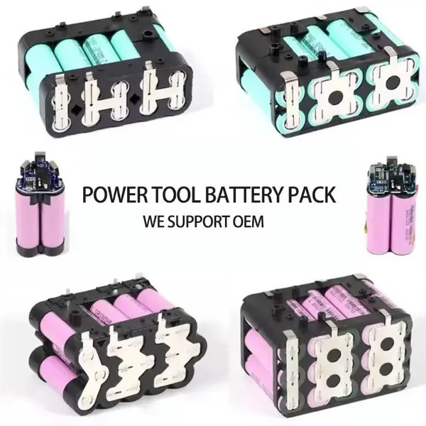 Test 12V 14.4V 18V 20V 24V 40V 60V 2Ah Aah 5Ah 6Ah 9Ah 12Ah Lithium Ion Power Tool Battery for Replacement