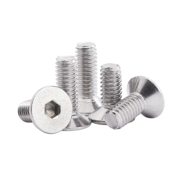 Grade 304 316 Csk Head Hex Slot Machine Screws DIN7991 photo-5