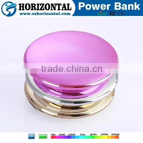 High Capacity Fashion Mirror Power Bank 4000mah,universal Power Bank With fc ce Rohs photo-5