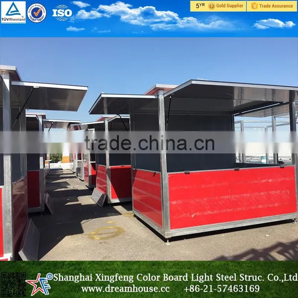 Cheap Modern Prefab Container Food Snack Pizza House/ Modern Prefab House Designs Food Kiosk Prefab Houses photo-5