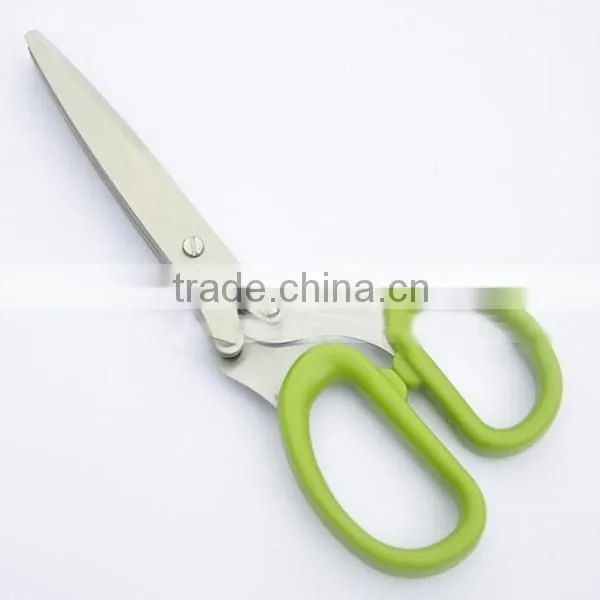 2015 New in Stock Kitchen Herb Scissors 5 Blade Stainless Steel and PP Plastic Handle photo-6