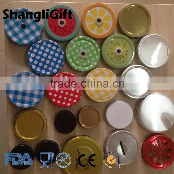 Custom Metal Lids for Mason Jar