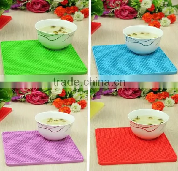 2015 Honeycomb Shaped Silicone Mat/pot Pad photo-6