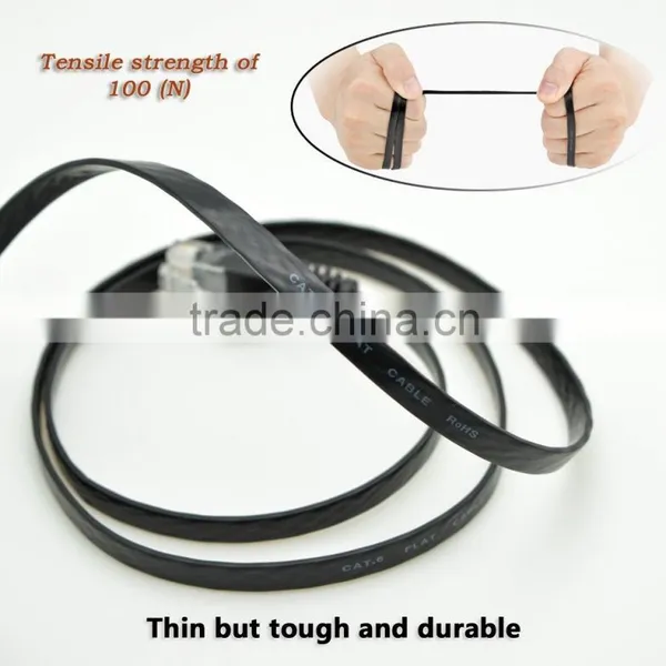 High Performance Ultra Slim Flat Lan Cable UTP Cat6 Patch Cable photo-3
