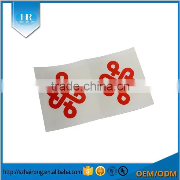Custom Red Brand Adhesive Logo Label photo-4