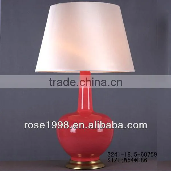 Home Decorative Pottery Table Lamp Made in China photo-6