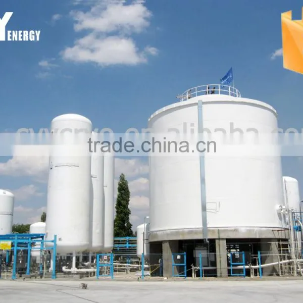 ASME/TPED/GB Approval Liquid Oxygen Nitrogen Argon LCo2 Vertical Cryogenic Liquid Storage Tank photo-2