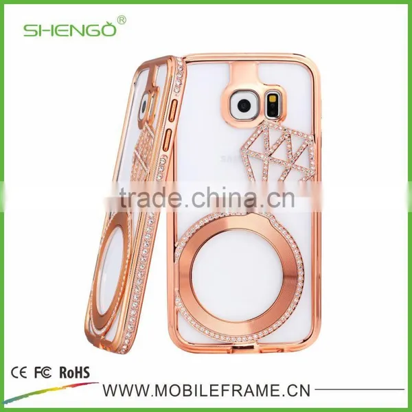 Factory Price Newest Design Crystal Phone Case for Samsung S6 photo-4