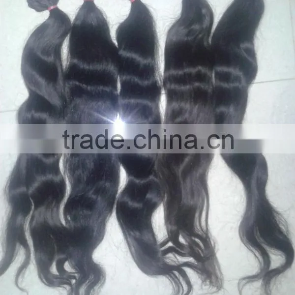 Unprocessed Raw Virgin Indian Hairs, Curly Machine Weft, Curly Hairs, Wavy Straight Hair Weaves photo-5