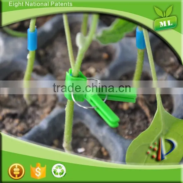 Clear Plastic Pacifier Spring Loaded Clips Grafting Clips