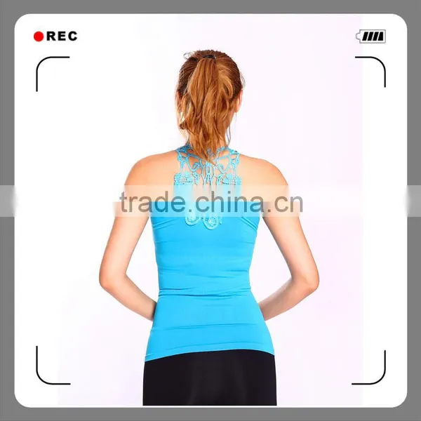 2016 New Design Seamless Wholesale Women Camisole With Lace on Back-neck photo-2