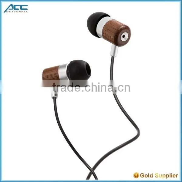 Chinese Manufacturer Natural Wood Earbuds, Earpieces, Earphones photo-2