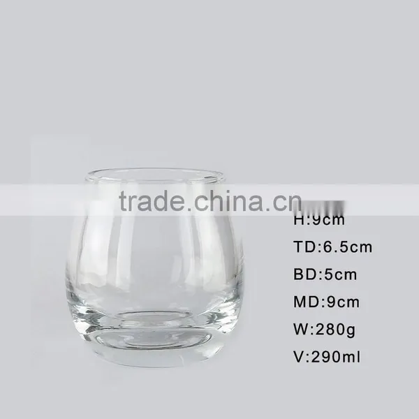 Wholesale Egg Shaped Close Mouth 2015 New Design Tumbler Shot Whisky Glass photo-2