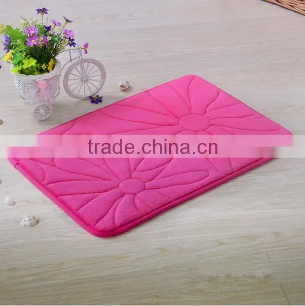 50x80cm Machine Washable Embossed Bath Mat photo-6