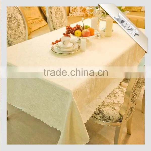 2015 Factory Wholesale and Cheap Ruffled Table Cloth Fabric photo-3
