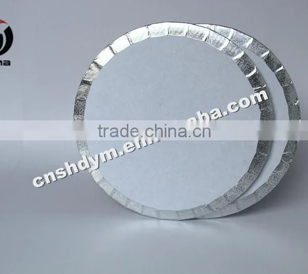 Foil Embossed Corrugated Shaped Cake Drums photo-5