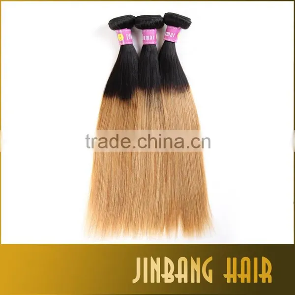 2016 New Premium Ombre Hair Weave Silk Straight Colored Two Tone Virgin Brazilian Human Hair Extension photo-2