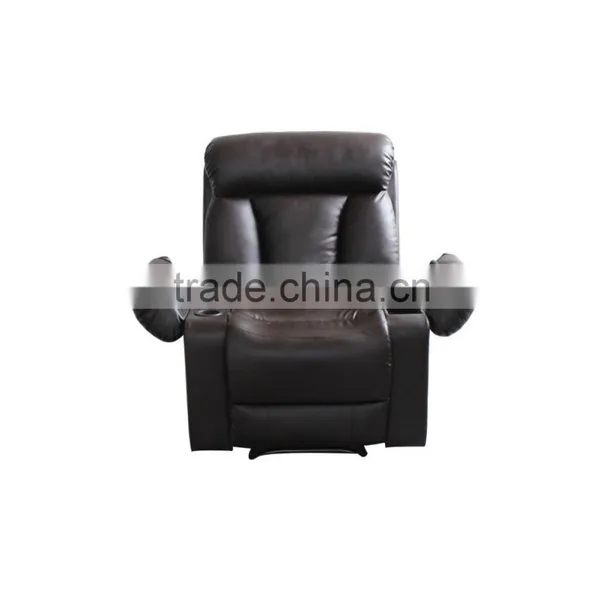 2016 New Design Simple and Comfortable Black Leather Sofa / Living Room Sofa / Sex Chair