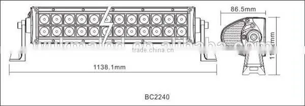 Car Accessorise China 41.5inch High Lumen Led Bar Light 240w Led Rigid Bar photo-3