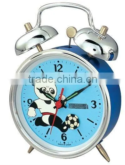 4 Inch Metal Case Mechanical Alarm Clock Movement, Desktop Clock Mechanism, Bedside Clock photo-3