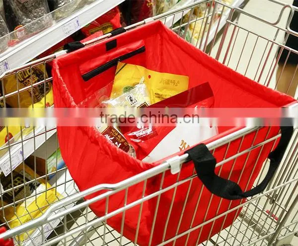 Drawstring Bags Cinch Bag Supermarket Cart Shopping Bag photo-2