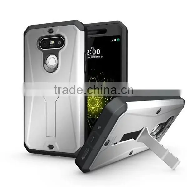 High Quality Kickstand Hybrid Robot Cell Phone Case For LG G5 photo-4