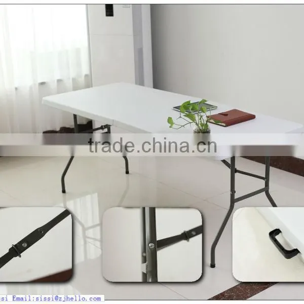 6FT Outdoor Folding Trestle Table photo-5