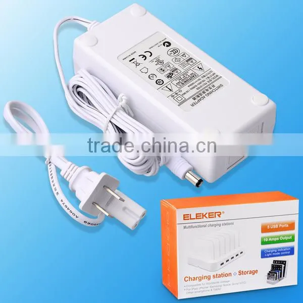 USB Port Multi Phone Charger Station Dock for Mobilephone photo-4