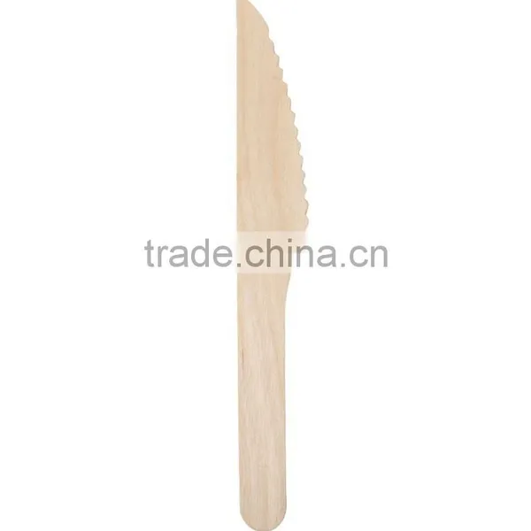 New Products Brich Wooden 140mm 160mm Disposable Knife photo-5