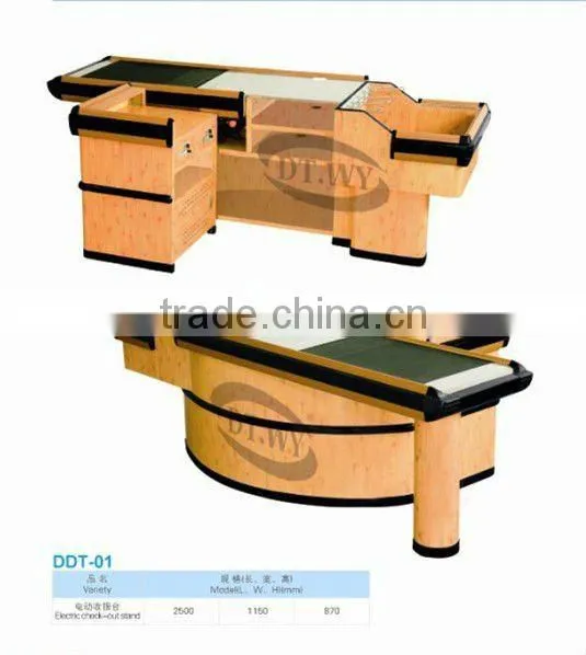 Supermarket Equipments of Checkout Counters for Sale With High Quality and Fashion Design