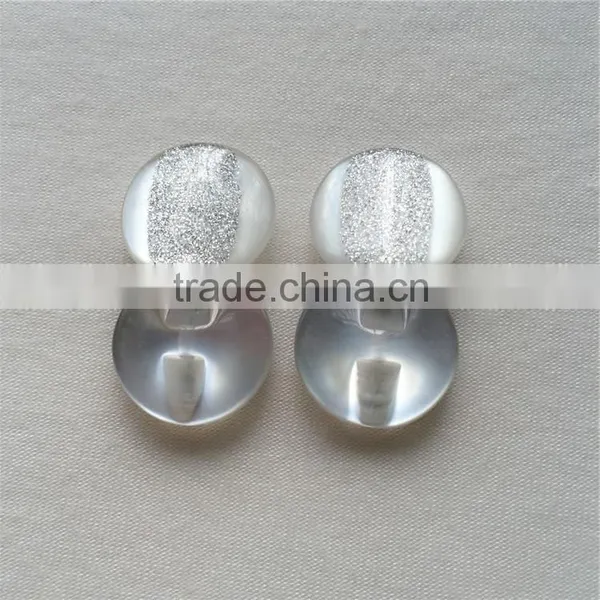 New Styles Fashionable Custom Popular Resinic Button ,glitter Button photo-2