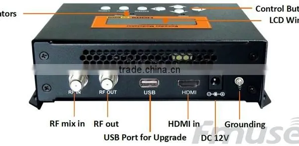 FUTV4622 DVB-T MPEG-4 AVC/H.264 HD Encoder Modulator (Tuner,HDMI In; RF Out) With USB Upgrade for Home Use photo-4