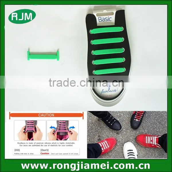 2015 Wholesale Popular no Tie Elastic Lace Lock Shoelace photo-2