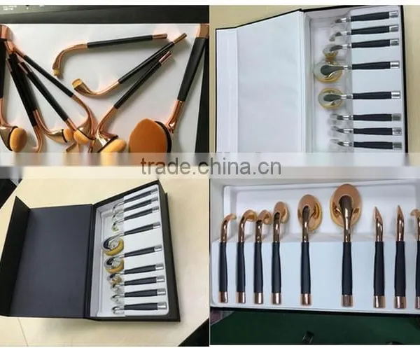 Soft Rose Gold Cosmetic Brush Set New Design photo-6