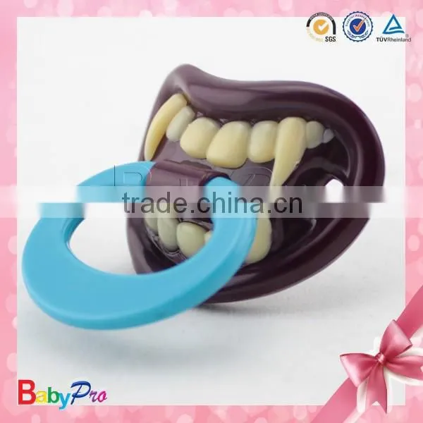 Baby Nipple 2015 China Supplier Hot Design Eco-friendly Silicone Pacifier Vampire Custom Design Pacifier photo-6