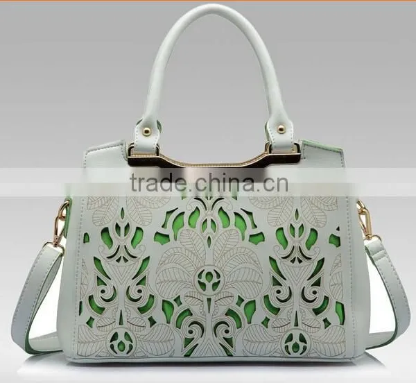 Yiwu Big Factory Customized Newest Fashion Designer PU Handbag , Woman Handbag , Fashion Handbag photo-2