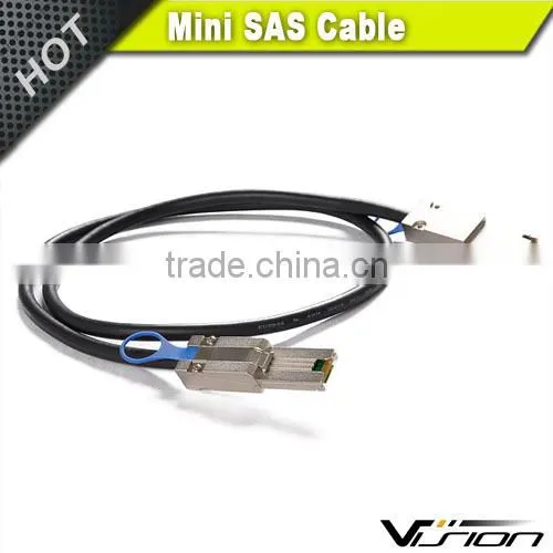 1m Black 28awg Mini SAS Cable SFF8088 to 8088 26pin to 26pin With OD 7.5mm photo-4
