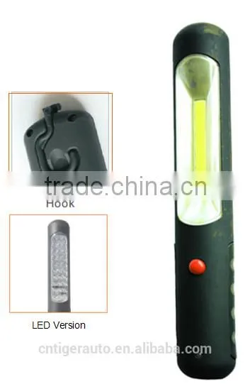 2015 Wholesale Rechargeable 3W COB Inspection Light With Magnet and Hook