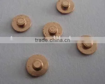 Rivets, Made of Copper, Used in LED Lamps, OEM Orders are Welcome, RoHS Compliant