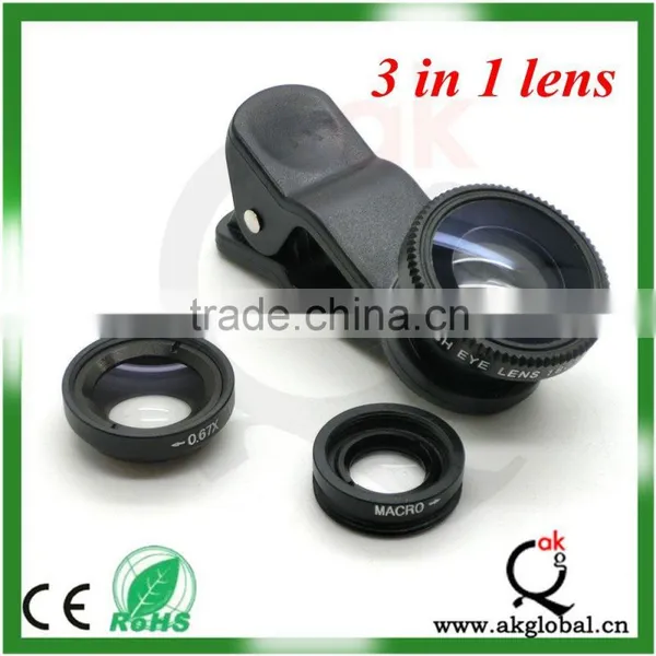 Universal Clip Lens 3 in 1 Mobile Phone Camera Lens for Nokia photo-2