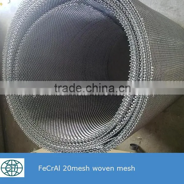 FeCrAl Alloy Wire Mesh for Electro Thermal Alloy Mesh