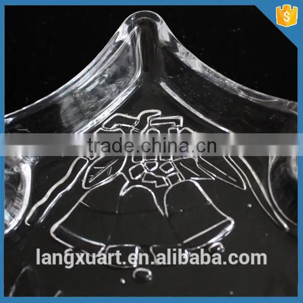 Christmas Tree Shape Crystal Glass Plates photo-6