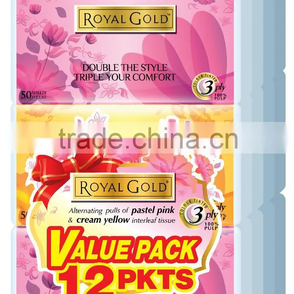 Royal Gold Soft Pack Tissue