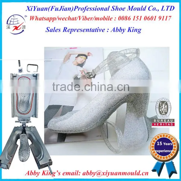 Classic Pvc Jelly Lady Shoe Moulds, Shoes Moulds Making Pvc Jelly Shoes Sandals, PVC Crystal Shoes Moulds