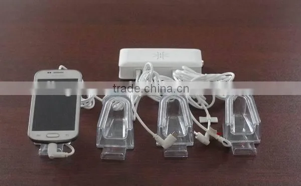 Inshow Low Price 6 Port Rechargeable Anti-theft Cell Phone Display Security System photo-3