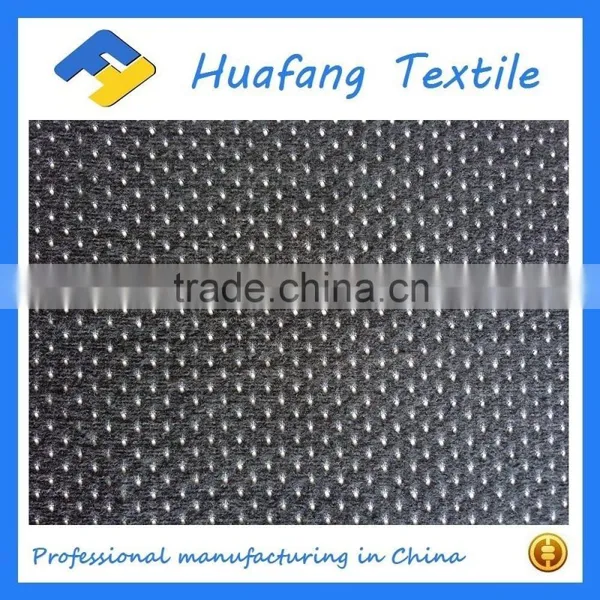 High Quality Polyester Knitted Brushed Mesh Fabric With Hole Size 1mm