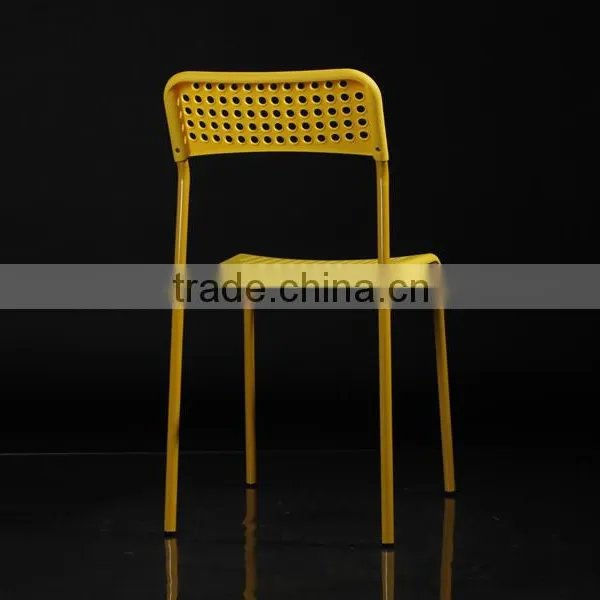 Hot Sale Cheap Restaurant Metal Frame Plastic Chair PM055 photo-3