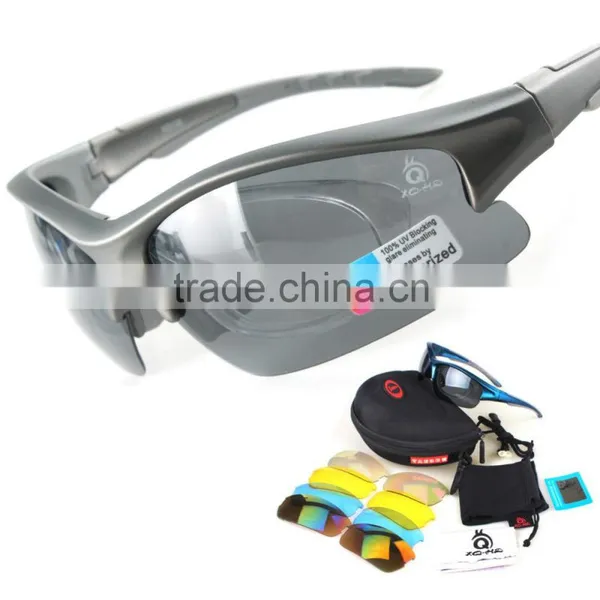 OEM Optical Inserts Cycling Glasses 5 Lens Prescription Sport Glasses Interchangeable Sunglasses For Outdoor Sport photo-2
